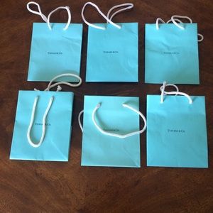 Lot of 12Tiffany Shopping Bags- 5x6" each